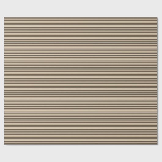 Neutral striped  cadeaupapier (Vlak)