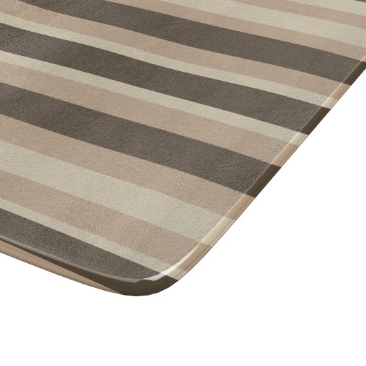 Neutral striped  snijplank (Hoek)