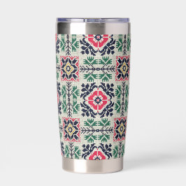 Neutral Tatreez Thobe Dress Geïsoleerde Drinkbeker
