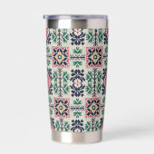 Neutral Tatreez Thobe Dress Geïsoleerde Drinkbeker (Rechts)