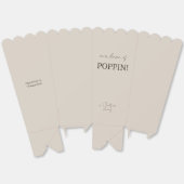 Neutral Taupe | Chic Couple Popcorn Bedankdoosjes (Ongevouwen)