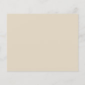 Neutral Teddy Bear Baby shower advies Kaart (Achterkant)