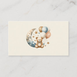 Neutral Teddy Gender Reveal-Advice Kaart