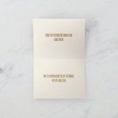 Neutral Teddy Gender Reveal - Dankjewel Kaart (Binnen)