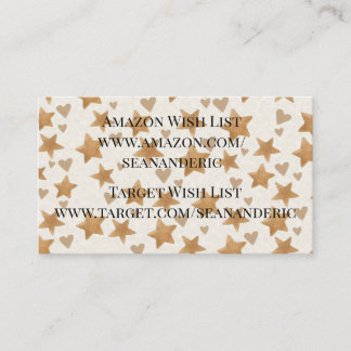 Neutral Teddy Gender Reveal Enclosure Card Informatiekaartje