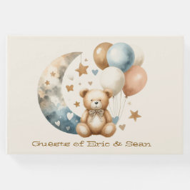Neutral Teddy Gender Reveal - Gastboek Gastenboek