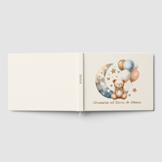 Neutral Teddy Gender Reveal - Gastboek Gastenboek (Volledig)