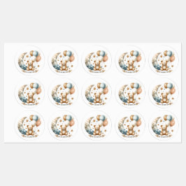 Neutral Teddy Gender Reveal - Sticker