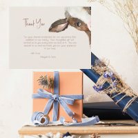 Neutral Tones Koe Baby shower Dank u