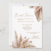 Neutral Tones Pampas-Vrijgezellenfeest Kaart (Voorkant)