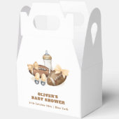 Neutral Touchdown Football Boy Baby Shower Bedankdoosjes (Open)