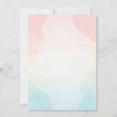 Neutral under the sea bow sweetheart baby shower kaart (Achterkant)