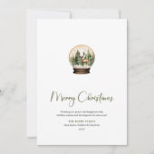 Neutral Watercolor Holiday Christmas Greeting Card Feestdagenkaart (Voorkant)