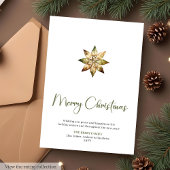 Neutral Watercolor Holiday Christmas Greeting Card Feestdagenkaart