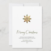 Neutral Watercolor Holiday Christmas Greeting Card Feestdagenkaart (Voorkant)
