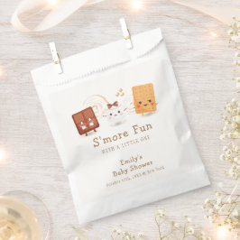 Neutral Whimsical S'more Fun Baby shower Bedankzakje