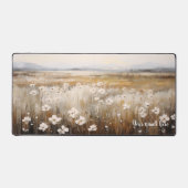 Neutral Wildflower Desk Mat (Voorkant)