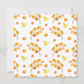 Neutral Woodland Forest Animals Baby shower Kaart (Achterkant)