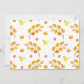 Neutral Woodland Forest Animals Baby shower Kaart (Achterkant)