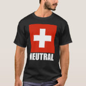 NEUTRAL (Zwitserse vlag) T-shirt (Voorkant)