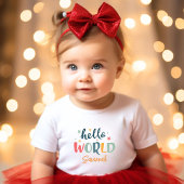 Neutrale aangepaste naam Baby shower baby Romper