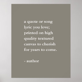 Neutrale aangepaste prijsopgave afdrukken poster