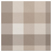 Neutrale Aarde Tannige Geruite Gingham Plaid  Stof (Close Up)