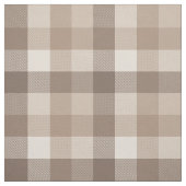 Neutrale Aarde Tannige Geruite Gingham Plaid  Stof (Swatch)