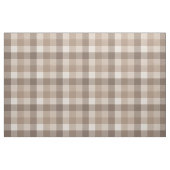 Neutrale Aarde Tannige Geruite Gingham Plaid  Stof (Fat Quarter)