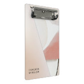 Neutrale aarde-toon Modern Abstract Mini Klembord (Schuin)