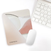 Neutrale aarde-toon Modern Abstract Muismat