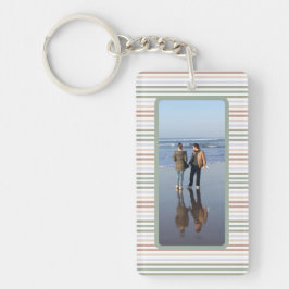 Neutrale aardetinten Foto Sleutelhanger