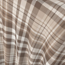 Neutrale aardetone plaid tartan ontwerp  stof