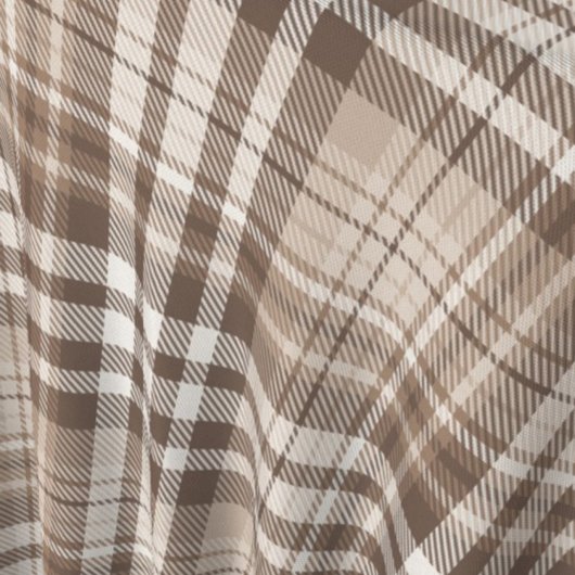 Neutrale aardetone plaid tartan ontwerp stof