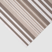Neutrale aardetoneel strepenpatroonontwerp tissuepapier (Detail)