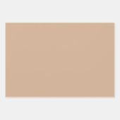 Neutrale aardse tinten inpakpapier vel (Voorkant)