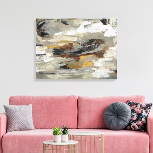 Neutrale Abstracte grijze afdrukken | Silvia Vassi (Insitu (Woonkamer))