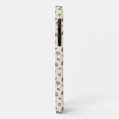 Neutrale Abstracte Luipaardprint Patroon | Modern Case-Mate iPhone Case (Achterkant/links)