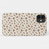 Neutrale Abstracte Luipaardprint Patroon | Modern Case-Mate iPhone Case (Achterkant (horizontaal))