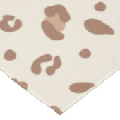 Neutrale Abstracte Luipaardprint Patroon | Modern Tafelkleed (Gekanteld)