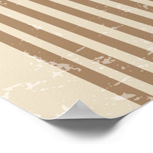 Neutrale Abstracte Regenbogen en Botanische Wandku Poster (Hoek)