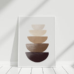 Neutrale Abstracte schalen muurkunst Poster<br><div class="desc">Deze Neutral Abstract Bowls Wall Art is een geweldige keuze voor een neutraal of bohemien interieur. Vind overeenkomende producten in Boho Illustration Arts collectie.</div>