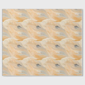 Neutrale Abstracte Schildering Cadeaupapier (Vlak)