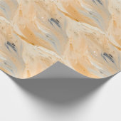 Neutrale Abstracte Schildering Cadeaupapier (Hoek)