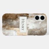 Neutrale Abstracte Verf Case-Mate iPhone Case (Achterkant (horizontaal))