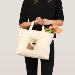 Neutrale Abstracte Vormen | Minimalistische Modern Mini Tote Bag