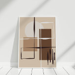 Neutrale Abstracte vormen muurkunst Poster<br><div class="desc">Deze Neutral Abstract Shapes Wall Art is een geweldige keuze voor een neutraal of bohemien interieur. Vind bijpassende producten in het Boho Illustration Arts collectie.</div>