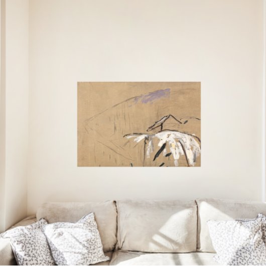 Neutrale Abstracte Wall Art Poster Print