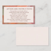 Neutrale Abstracte Waterverf Moderne nazorg Visitekaartje (Voorkant / Achterkant)