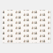 Neutrale Afrocentrische Tribal Kerstboom Inpakpapier Vel (Voorkant 2)